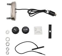 ZENGXUE Pickup chitarra Chitarra Violino Pickup Piezo Trasduttore Bridge Set Con Manopola Del Volume Del Tono Pickup per chitarra