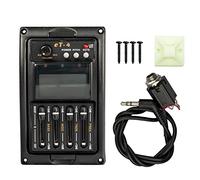 ZENGXUE Pickup chitarra Equalizzatore Per Chitarra Acustica Digitale LCD Con Pickup Piezoelettrico A 4 Bande Equalizzatore Preamplificatore Pickup per chitarra