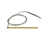 ZENGXUE Pickup chitarra Pickup Piezo Per Chitarra Chitarra Acustica A 6 Corde Pickup Piezo Sottosella Ad Alta Sensibilità Con Interfaccia Da 2,5 Mm Pickup per chitarra (Color : Gold)