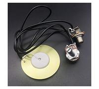 ZENGXUE Pickup chitarra Trasduttore Piezoelettrico Amplificatore Precablato Con Interfaccia Di Uscita Da 6,35 Mm Per Chitarra Acustica Ukulele Cigar Box Guitar Pickup per chitarra