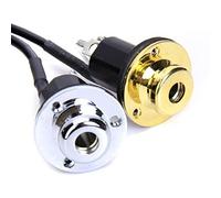 ZENGXUE Pickup chitarra Uscita Interfaccia Pin Cromata/dorata Da 1 Pezzo Per La Sostituzione Del Pin Di Estremità Della Cinghia Del Pickup Per Chitarra Acustica Professionale Pickup per chitarra