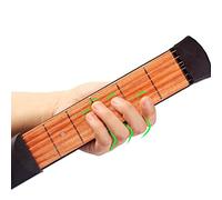 Zengxue Portable Pocket Guitar 6 Fret Pocket Guitar Guitar Beginner Strings Chord Trainer Praticing Tool Strumento liutai chitarra