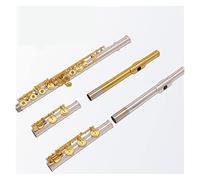 Zengxue Principiante Flauto Materiale Di Superficie Placcato In Oro 17 Tasti Flauto Cuscinetto Italiano