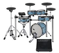 Zengxue strumento a batteria elettronica Blue Electronic Drum Beginner Percussione Percussioni Drum Pelle Per Tamburo 5 Tamburo 4 Wipe