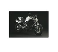 ZENGYL Poster decorativo da parete su tela, motivo: moto Ducati Monster 696 del 2008, stampa artistica moderna per la camera da letto, 30 x 45 cm