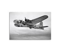 ZENGYL Poster di guerra Boeing B 17 Flying Fortress Usa Poster decorativo su tela da parete e stampa artistica moderna per camera da letto, 20 x 30 cm