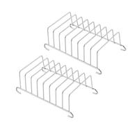 ZenHuaXinTon 2 supporti per tostapane in acciaio inox per friggitrice ad aria calda e airfryer, supporto per tostapane con spazio per 8 fette di pane, versatile come uso in casa e ristorante