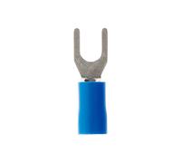 Zenitech - 10 terminali blu forcelle 4 mm