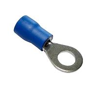 Zenitech - 10 terminali rotondi blu 5 mm