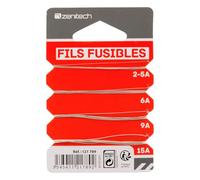 Zenitech 121789 - Set di 4 fusibili, in metallo
