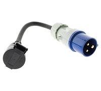 Zenitech - Adattatore per roulotte femmina 16 A, maschio
