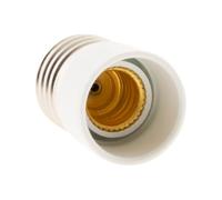 Zenitech - Adattatore Portalampada Attacco E27 a E14 - Bianco - Lunghezza 5 cm - Compatibile con Lampadine Attacco E14 - Installazione Facile - Ideale per Casa e Ufficio - Conversione Rapida e Sicura