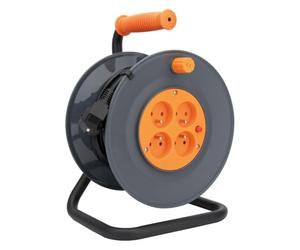 Zenitech Bobina a 4 prese HO5VV-F 3G1mm² 25m +interruttore automatico