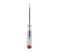 Zenitech - Cacciavite Tester di Corrente 250V 50Hz - Larghezza Piatta 3 mm con Segnale Luminoso - Giallo - 140mm