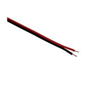 Zenitech - Cavo Audio HI-FI 2x 0,35mm² - Conduttori in Rame per Segnale Ottimale - Ideale per Catena Hi-Fi e Dispositivi Mobili - Installazione Facile - Rosso - 25m