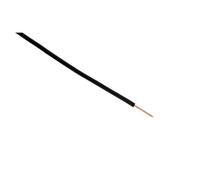 Zenitech - Cavo Di Alimentazione Elettrica H07V-U 2,5mm² - Conduttore Monofilo Con Isolante in PVC - per Collegamenti Interni Residenziali - Tensione Max 700V - Nero - 25m