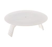 Zenitech - Coperchio per Scatola Ø60 - Include 2 Viti - Progettato per Scatole con Piedini - Plastica Resistente - Installazione Facile - Normative NF - Bianco - Diametro 80mm