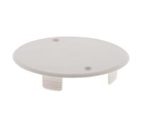 Zenitech - Coperchio per Scatola Ø80mm - Forma Rotonda - Compatibile con Scatole Alimentari Ø80mm - Plastica Resistente Senza BPA - Ideale per Conservazione e Stoccaggio - Bianco