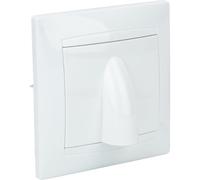 Zenitech - Coperchio per uscita cavo Ø5/12 mm, colore: Bianco