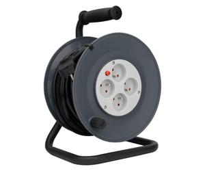 Zenitech - HO5VV-F Bobina 4 prese 3G1,5 25 m + interruttore