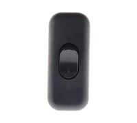 Zenitech - Interruttore Unipolare 2A - Compatibile con Circuiti Elettrici Interni - Installazione Facile - Fabbricato in Cina - Dimensioni 6 x 3 x 2 cm - Nero