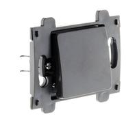 Zenitech - Interruttore Va e Vieni 10A Terminali Automatici - Componibile per Apparecchiature Elettriche - Certificato NF e CE - Installazione Facile con Viti e Ganci - Nero