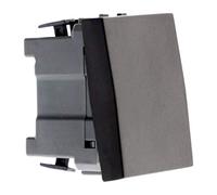 Zenitech - Interruttore Va-et-Vient Motore Singolo - Nero - Componibile - Compatibile con Scatole Incasso Standard - Fissaggio a Viti e Graffe - Cablaggio Rapido a Morsetto Automatico - Norma NF