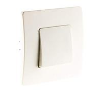 Zenitech - Interruttore Va E Viene Terminali Auto - Compatibile Con Scatole Standard - Fissaggio A Vite E A Griffe - Cablaggio Veloce - Installazione Prima Della Pittura - Bianco