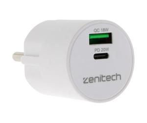 Zenitech - Mini caricatore USB C, ricarica rapida, 20 W