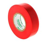 Zenitech - Nastro Adesivo Isolante 19mm x 20m - Nastro PVC di 0,15mm per Lavori Elettrici - Facile Identificazione - Qualità Professionale - Rosso - 20m