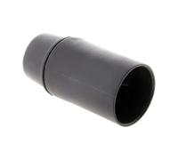 Zenitech - Portalampada E14 In Termoplastica Liscia - Attacco Senza Anello - Tensione Massima 250V - Intensità Massima 2A - Ideale per Illuminazione Interna - Nera