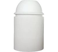 Zenitech - Portalampada E27 Termoplastico Liscio - Bianco - Senza Ghiera - Tensione Max 250V - Intensità Max 4A - Ideale per Illuminazione Interna - Finitura Liscio e Durevole per Installazione Facile