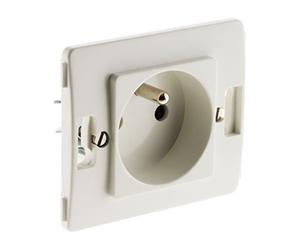 Zenitech - Presa 2P+T 16A Venus - modulare - Bianco - Venus