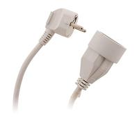 Zenitech - Prolunga 16A 2P+T HO5VV-F 3G1,5mm² Bianco 5m - Zenitech