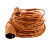 Zenitech - Prolunga da giardino 16A 2P+T - 25m - Arancione