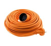 Zenitech Prolunga Schuko 16A HO5VV F 2x1,5mm² 20m Cavo Resistente per Tosaerba e