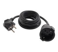 Zenitech - Prolunga Schuko HO5VV-F, 3G1,5 mm², 2 m, colore: Nero