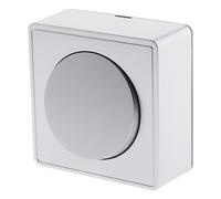 Zenitech - Pulsante 10 A sporgente in argento, gamma Vulco