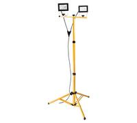 Zenitech - Riflettore LED impermeabile montato su treppiede 2x20W IP65