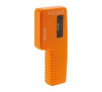 Zenitech - Rilevatore di Metallo e di Corrente con Segnale Sonoro e Luminoso - Sicurezza per Forare i Muri - Funziona con Batteria 9V Non Inclusa - Arancione - 15cm