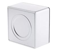 Zenitech, Scatola di giunzione per montaggio superficiale Vulco, argento, plastica in policarbonato, standard CE, facile installazione senza attrezzi, compatibile con modanature standard