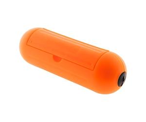Zenitech - Scatola di Protezione per Prolunga da Giardino - Arancione - Impermeabile IP54 - Ideale per Uso Esterno - Protezione Duratura 40 m - Materiali ad Alte Prestazioni