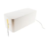 Zenitech - Scatola di Stoccaggio per Multiprese - Bianca - Copertura Resistente - Ottimizzazione Collegamenti Elettrici - Plastica Durevole - Lunghezza 30 cm - Ideale per Uso Domestico e Sicuro