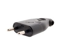 Zenitech - Scheda Maschio 2P 6A Laterale - Compatibile Con Dispositivi Elettrici - Design Durevole Per Un Uso Sicuro - Nero - Origine Cina - Nero
