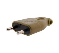 Zenitech - Spina maschio 2P 6A, colore: oro