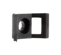 Zenitech - Set Di 100 Fondi A Vite Per Fissaggio Di Tubi - Compatibile Con Diversi Diametri Di Collari - Installazione Rapida - Nero