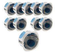 Zenitech - Set di 10 scatole da incasso No Air, Ø67 x 40 mm