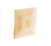 Zenitech - Set Di 10 Supporti Adesivi Per Fascette Di Cablaggio - Installazione Facile Con Adesivo Potente - Compatibilità Universale - Fissaggio Solido E Durevole - Giallo