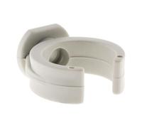 Zenitech 121163 - Set di 15 clip senza tasselli, 25 mm, colore: Grigio