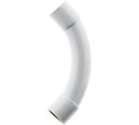 Zenitech - Set di 2 Curve per Tubo IRL Ø20mm - PVC Rigido - Uso Interno ed Esterno - Installazione Facile in Spazi Ristretti - Compatibile con Cavi Vari - Grigio